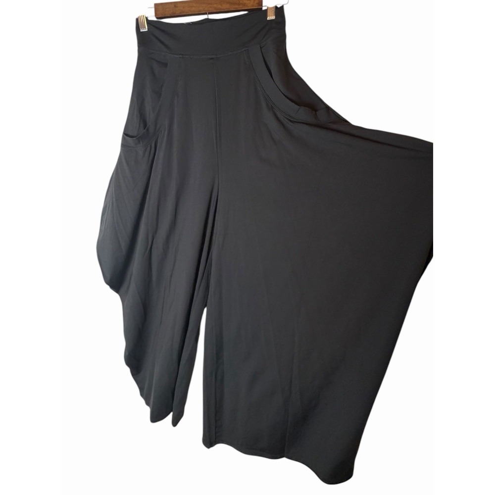 Halara Mid Rise Draped Wide Leg Pants Women's Pockets Casual Stretch Small Reg - Picture 4 of 10